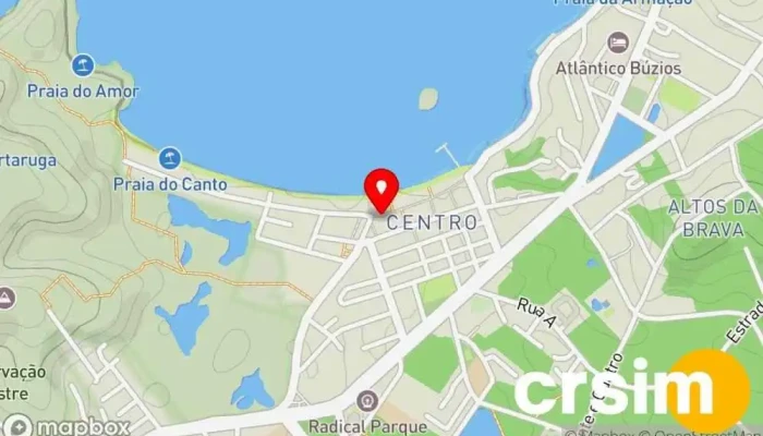 mapa de Rip Curl Búzios Loja de Roupa em Búzios