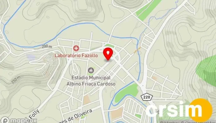 mapa de Risco e Rabisco Loja de Roupa em Porciúncula
