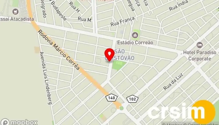 mapa de Riviera Plásticos - Cabo Frio 02 Loja de materiais para artesanato em Cabo Frio