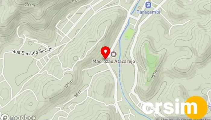 mapa de RJ AUTO PEÇAS PARACAMBI Loja de autopeças em Paracambi