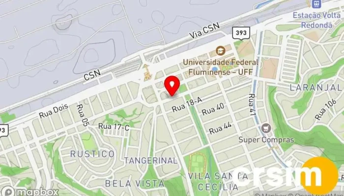 mapa de Rosália Boutique Volta Redonda Loja de moda feminina em 176