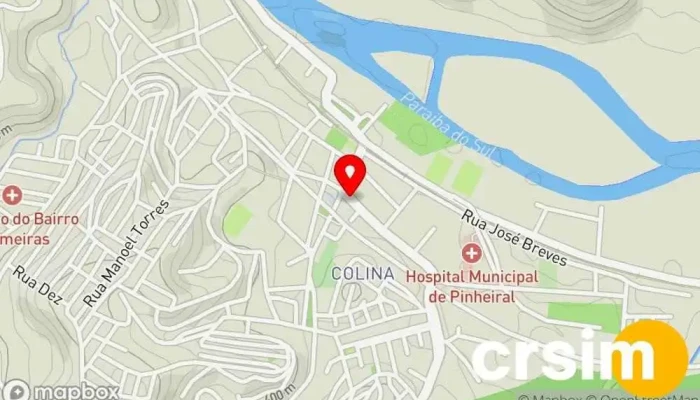 mapa de Rua Coronel Joaquim Ferreira Ribeiro 148, Pinheiral - Rio de Janeiro, 27197, Brasil Ponto de ônibus em Pinheiral