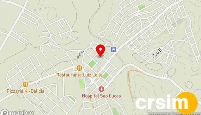 mapa de Rua Maria Aparecida Moreira Sorveteria em Quatis