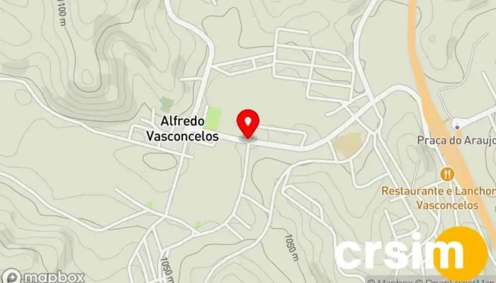 mapa de Sabor do Morango Doceria em - Alfredo Vasconcelos