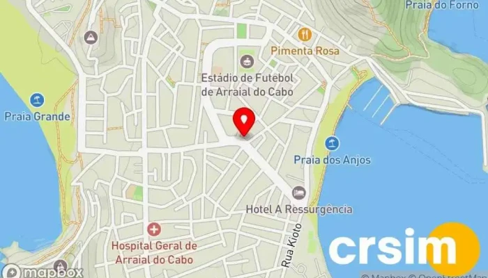 mapa de SABRINA FASHION Loja de roupas para bebês em Arraial do Cabo