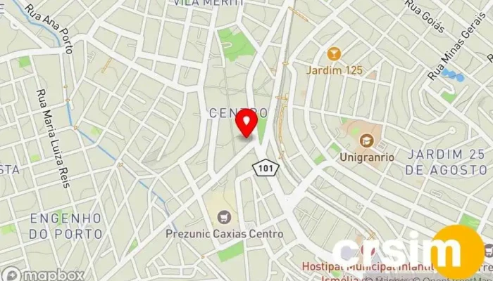 mapa de Salf Modas Loja de Roupa em Duque de Caxias