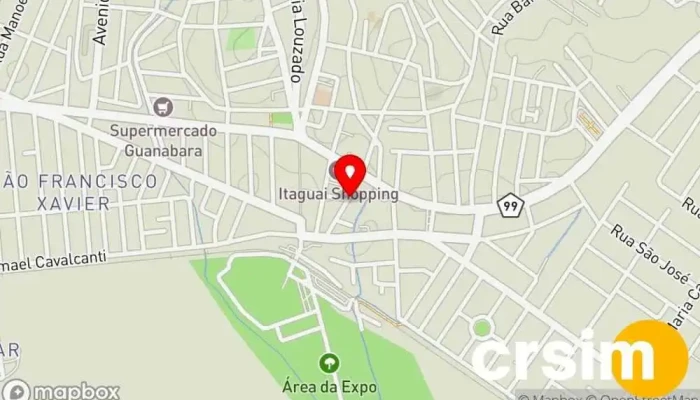 mapa de Sanharó kids Loja de moda infantil em Itaguaí