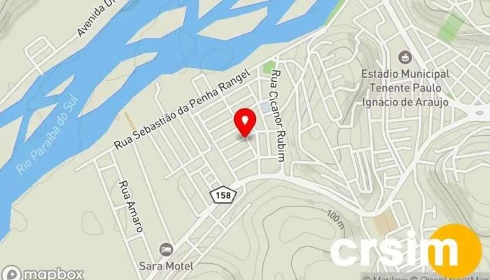 mapa de São Sebastião Lanchonete e Sorveteria Padaria, Café, Lanchonete em Itaocara