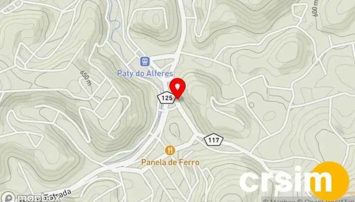 mapa de SAPATOS DEBDAL Loja de calçado em Paty do Alferes