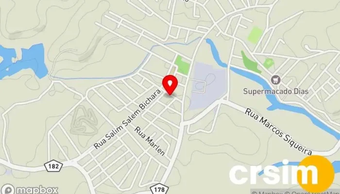 mapa de Secretaria Adjunta de Iluminação Pública de Carapebus RJ Repartição pública em Carapebus