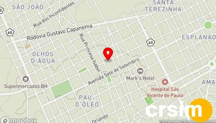 mapa de Selaria Imperial Loja de Roupa em - CENTRO