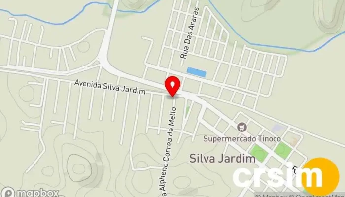 mapa de Sena Decorações - Loja Loja de artigos domésticos em Silva Jardim