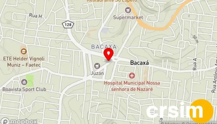 mapa de Shop 15 Loja de calçado em Saquarema