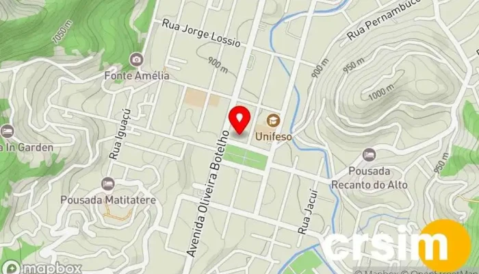 mapa de Shopping do Alto Shopping center em - Alto