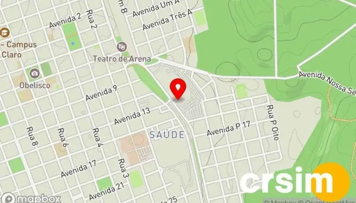 mapa de Shopping Rio Claro Shopping center em Rio Claro
