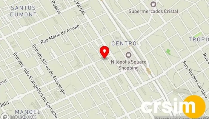 mapa de Sisi Plus Loja de roupas com tamanhos especiais em Nilópolis
