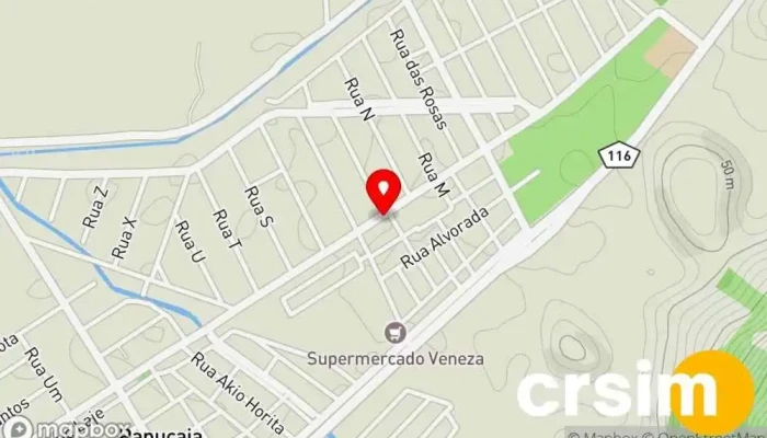 mapa de S.N MODAS Loja de Roupa em Cachoeiras de Macacu