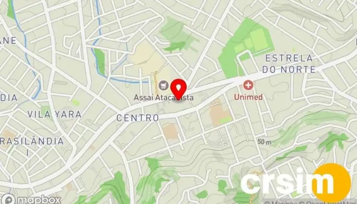 mapa de Só Tecidos Loja de tecidos em São Gonçalo