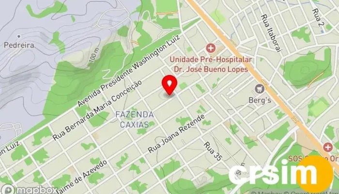 mapa de Soberano Rações & PetShop Seropédica km 49 Pet Shop em Seropédica