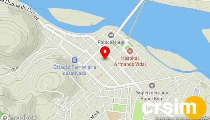 mapa de Solaris Relojoaria Relojoaria, Loja de acessórios de moda em São Fidélis