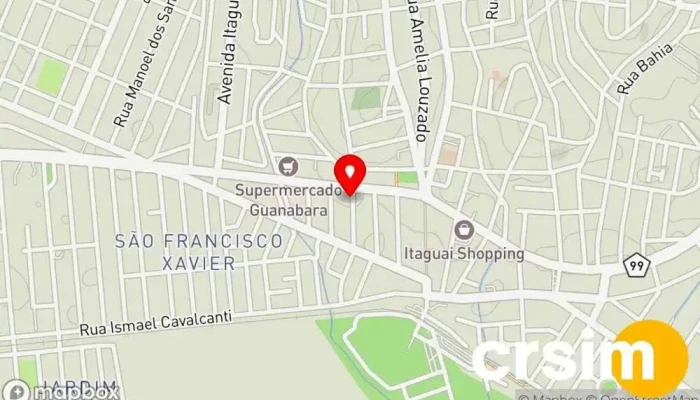 mapa de Sonho de Criança Loja de moda infantil em Itaguaí