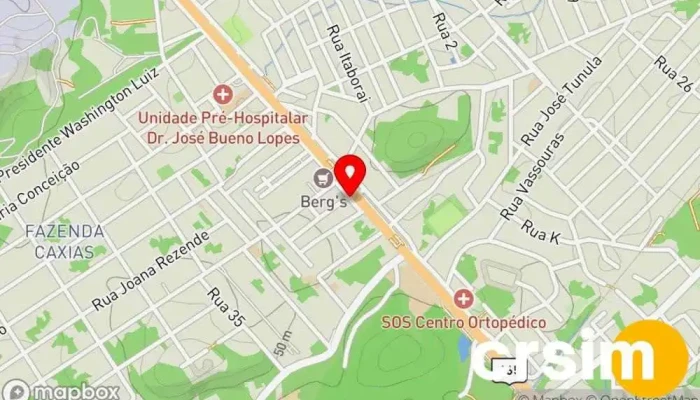 mapa de SOPHISTIQUÉ MULTI Mercado de roupas em Seropédica