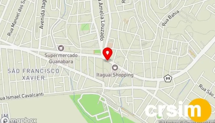 mapa de South & Co Itaguai 3 Loja de Roupa em Itaguaí