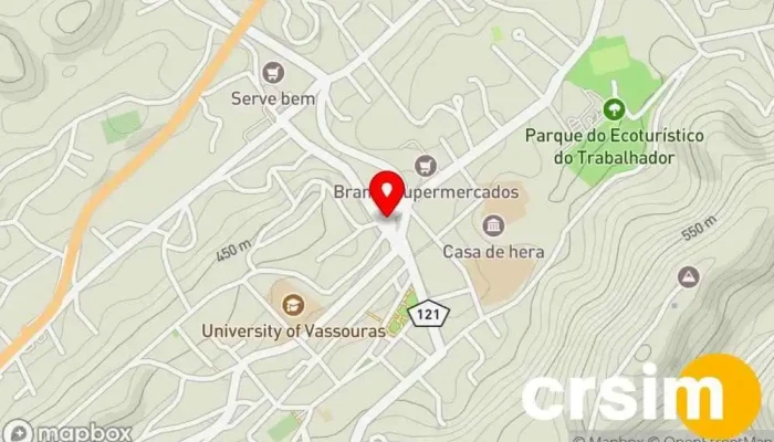 mapa de Spáccio - Vassouras, RJ Butique em - 1 - Centro