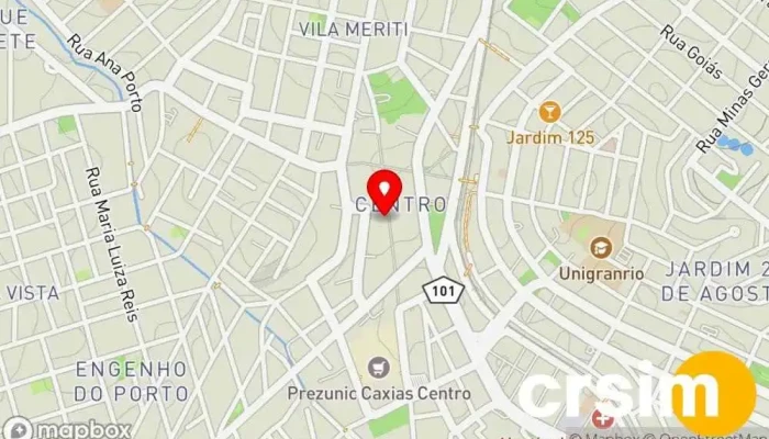 mapa de Split Fashion Loja de moda feminina, Loja de vestidos em Duque de Caxias