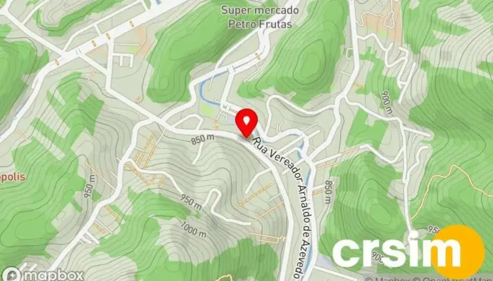 mapa de Sttazione Loja de moda infantil em Petrópolis