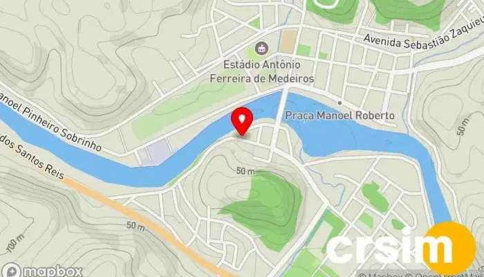 mapa de Supermercado Fluminense Supermercado em Cardoso Moreira