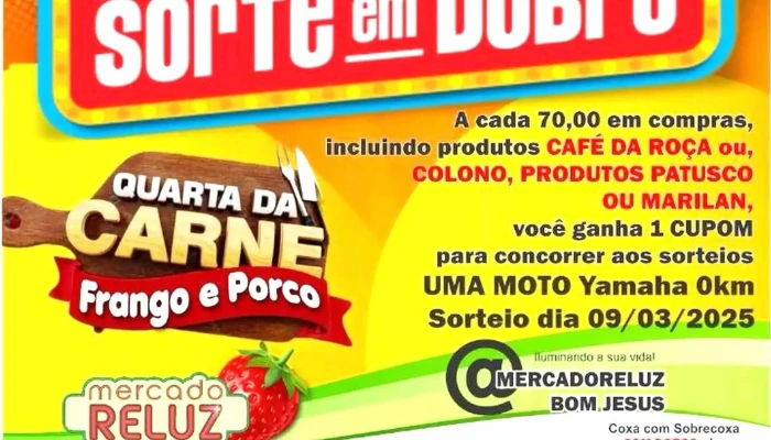 Supermercado Reluz Bom Jesus -  Descontos - Bom Jesus Do Itabapoana