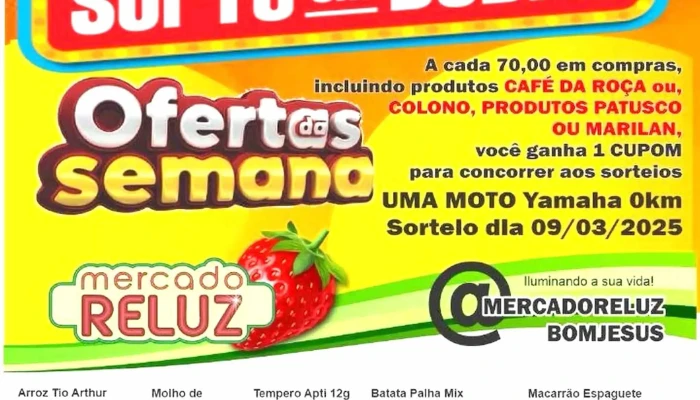 Supermercado Reluz Bom Jesus -  Supermercado - Bom Jesus Do Itabapoana