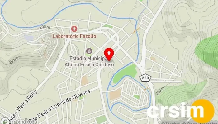 mapa de Supermercado Sao Sebastiao Supermercado em Porciúncula