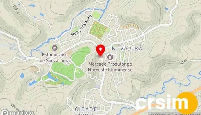 mapa de Supermercado Ubaense Supermercado em São José de Ubá