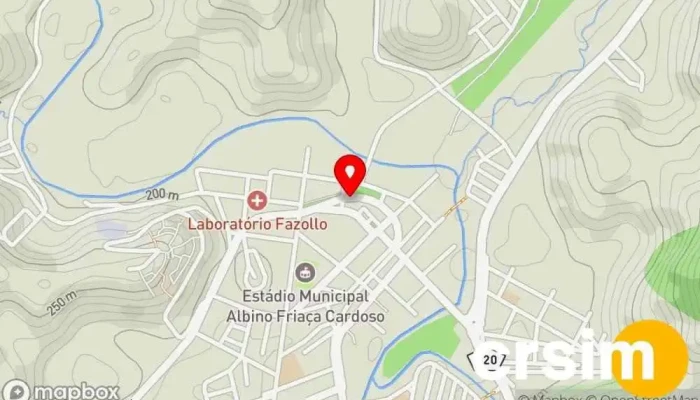 mapa de TecCell Loja de eletrônicos em Porciúncula