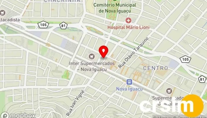 mapa de TECNOMEDI Nova Iguaçu Ortopédicos, Saúde & Bem Estar Loja de Artigos Hospitalares, Fornecedor de Artigos Hospitalares, Loja de colchões, Fornecedor de equipamentos para mobilidade, Loja de sapatos ortopédicos, Loja de produtos ortopédicos, Fornecedor de equipamentos de fisioterapia, Loja de equipamentos cir em Nova Iguaçu