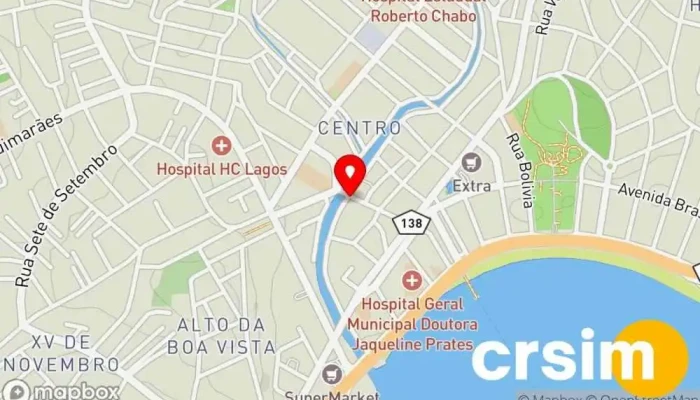 mapa de Tegs Araruama Loja de Roupa em Araruama