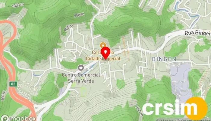 mapa de Tem Tudo Petrópolis - Bingen Loja de artigos domésticos, Loja em Petrópolis