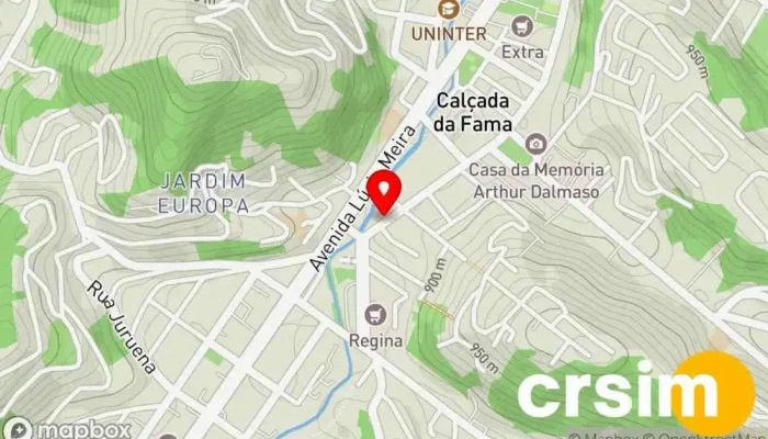 mapa de Teresópolis Loja de tecidos em Teresópolis - RJ