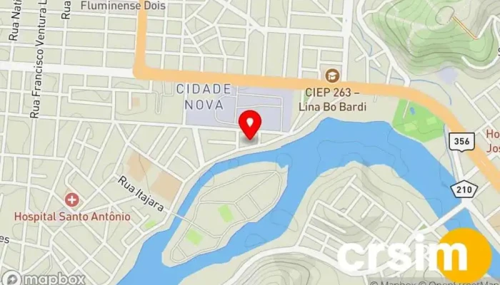 mapa de Tereza B. Loja de moda feminina em Itaperuna