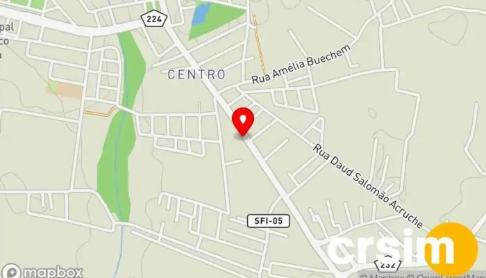 mapa de Terezinha Magazine Loja de Roupa em São Francisco de Itabapoana
