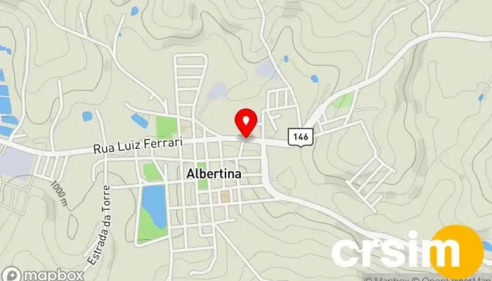 mapa de Terra Fertil Café em Albertina - MG