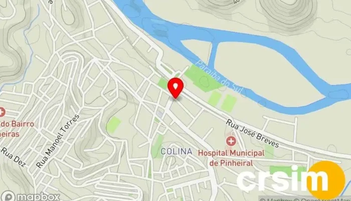 mapa de THATA Roupas & Acessórios Loja de Roupa em Pinheiral