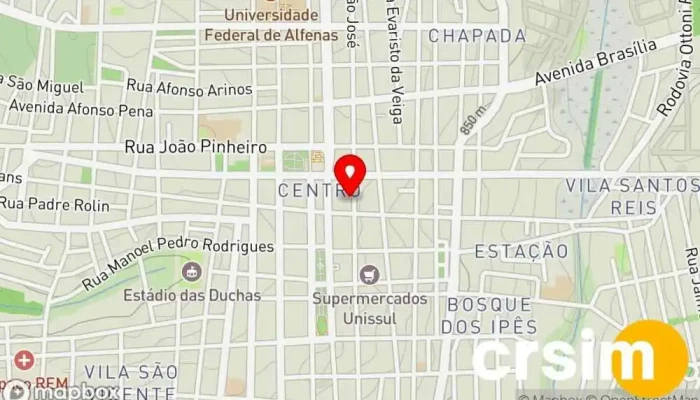 mapa de The Center Loja de Roupa em - Centro
