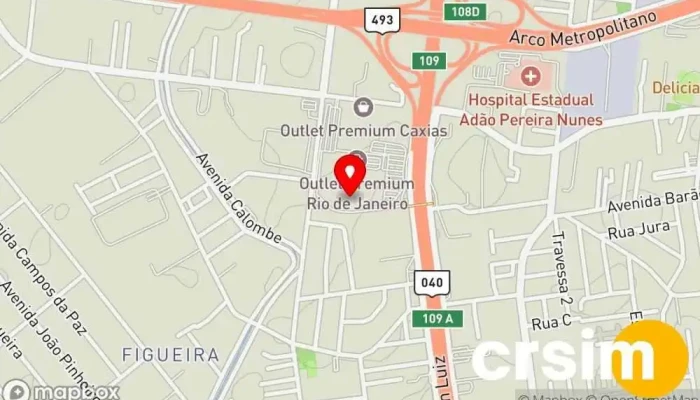 mapa de Tip Top Outlet Premium Rio de Janeiro Loja de moda infantil em Duque de Caxias