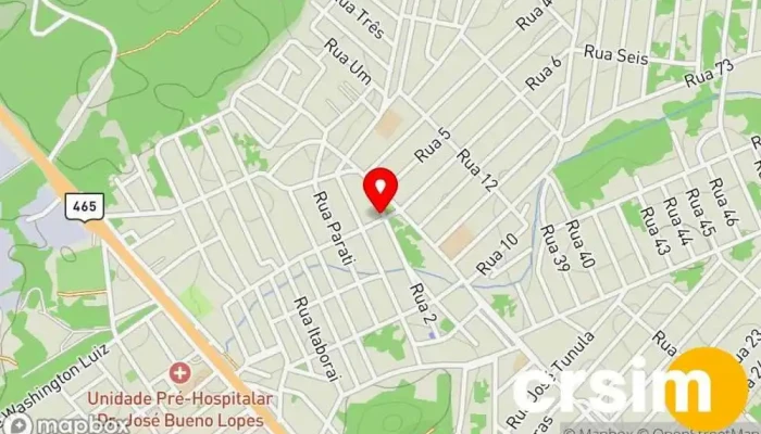 mapa de Toca Do Urso Multimarcas Loja de Roupa em Seropédica