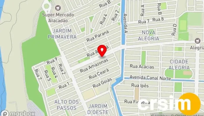 mapa de Top Brasil Mais Loja de departamento, Loja de utensílios de cozinha, Loja de presentes, Papelaria, Loja de Brinquedos, Armarinho em Resende