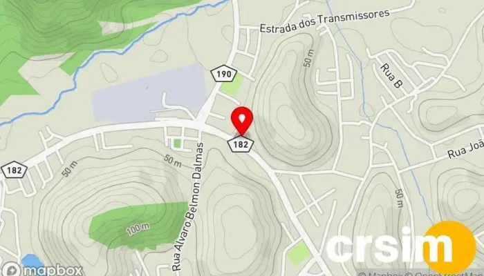 mapa de TR Siqueira Loja de materiais de construção, Depósito em Conceição de Macabu