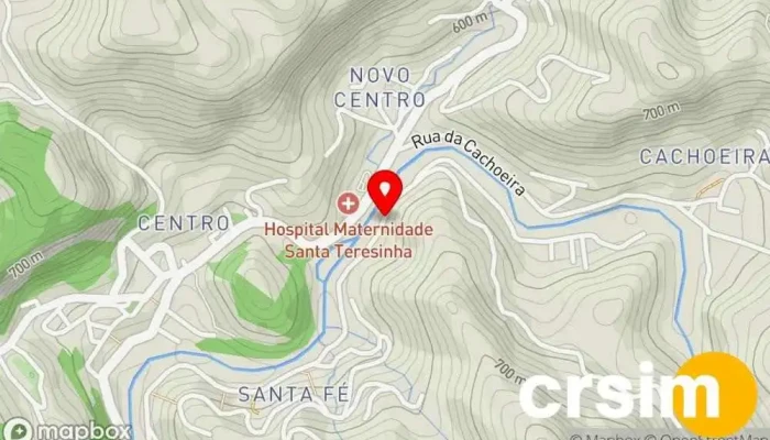 mapa de Urze Moda Fitness Loja de roupas esportivas em São José do Vale do Rio Preto